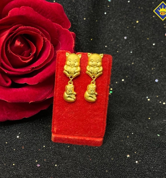 Bông tai vàng 983 KT228