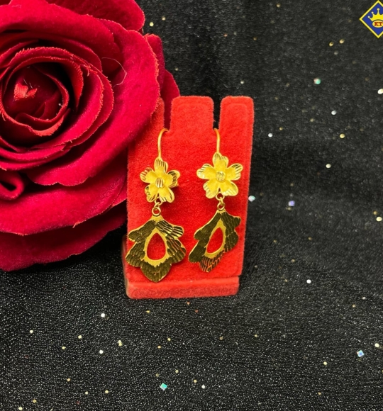 Bông tai vàng 983 KT235