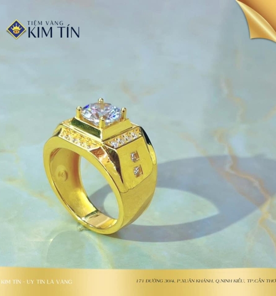 Nhẫn nam vàng 610 KTJ006